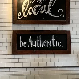 "Be Local... Be Authentic"