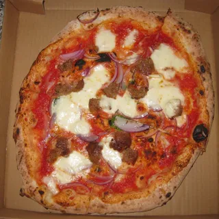 Sweet Italian Fennel Sausage Pizza