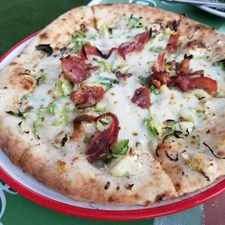 Shaved Brussels Sprouts Pizza