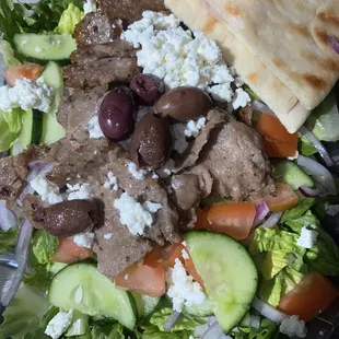 19. Greek Gyros Salad