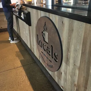 a man standing at the counter