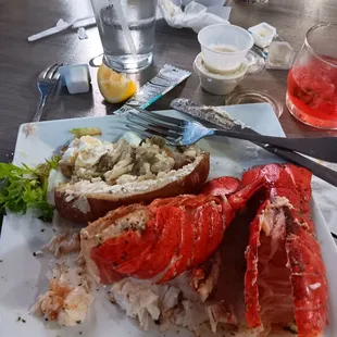 Two lobster tails (2) ordered