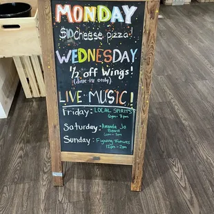 Live music for the week