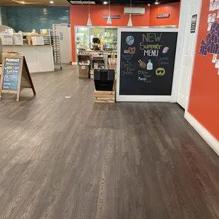 Entrance to food area