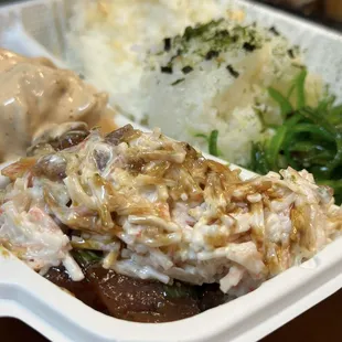 Holo Holo, Spicy Ahi and Seaweed Salad Poke Bowl