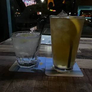 Gin and tonic and Long Island !