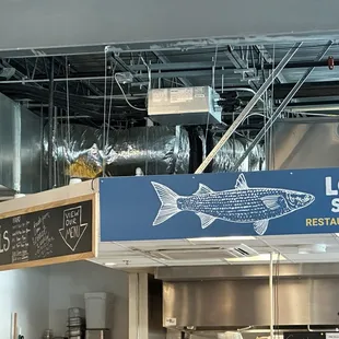 a fish sign