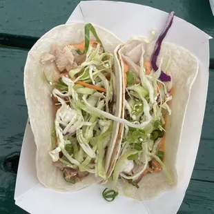 korean chicken tacos