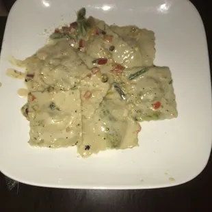 Lobster ravioli