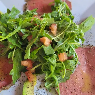 Ahi Tuna Carpaccio Salad