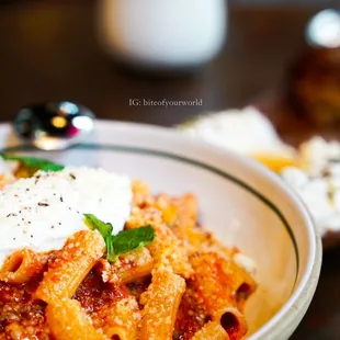 The Rigatoni was a solid choice. If you end up with leftover ricotta like we did, feel free to add more ricotta to the dish. No judging.