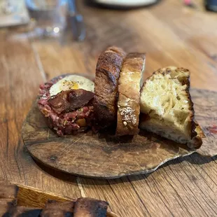 a plate of food on a table