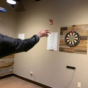 New dart boards! Hubby and I battled it out!