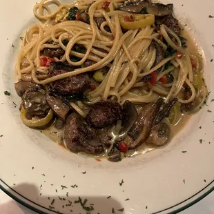 Filet tip linguini.