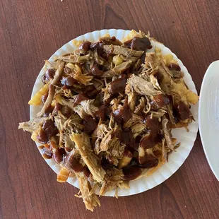 Loaded BBQ fries.