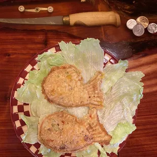 Crab cakes worth waiting the extra five minutes.