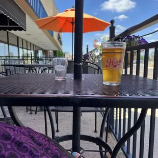 Beautiful day for a patio beer