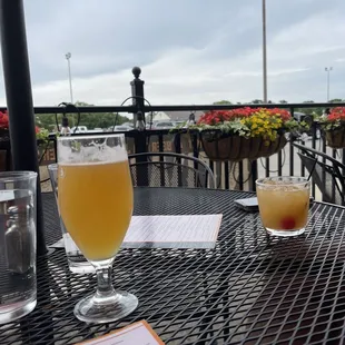 Summer on the porch with my chick. Great way to spend Friday.