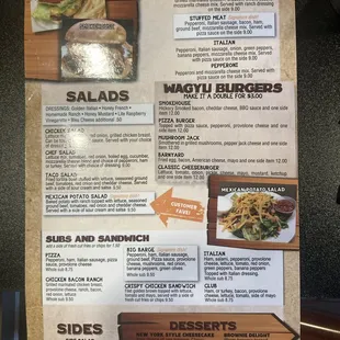 Menu 2/2