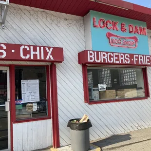 Outside storefront - as of 4/2021, operating takeout only at windows to the left