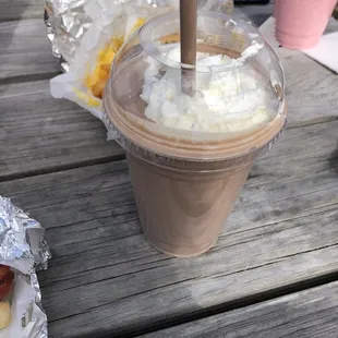 Chocolate Peanut Butter shake
