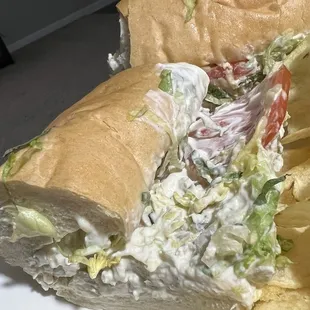 Chicken salad sub