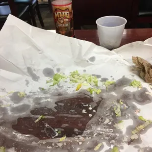 What's left of a #22 sub. Lol