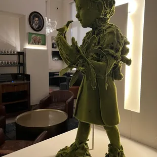 Beautiful art pieces around the restaurant