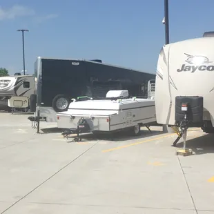 Lockbox Storage Bennington provides safe RV parking and boat parking. We have various lengths of concrete and gravel parking.