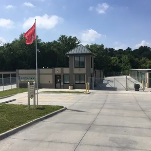 Lockbox Storage Blair has a on-site manager and secured gate as part of the security.