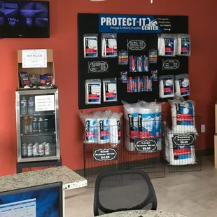 Lockbox Storage Blair has packing supplies, moving supplies, and moving boxes for sale.