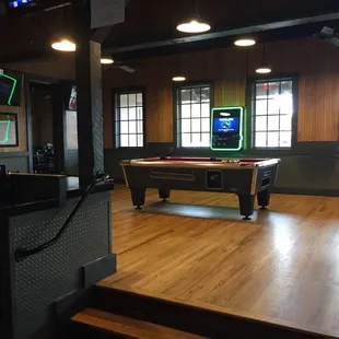 Pool table and music!