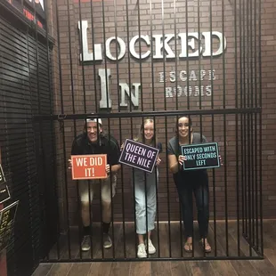 We escaped!