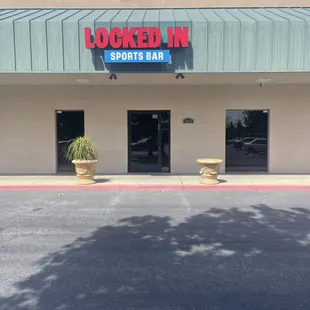 The front of the restaurant