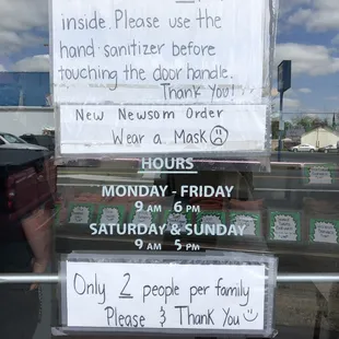 Note the frown face next to the bit about "Newsom Order."