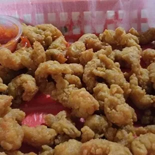 Fried crawfish tails