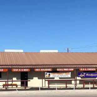 the front of the restaurant