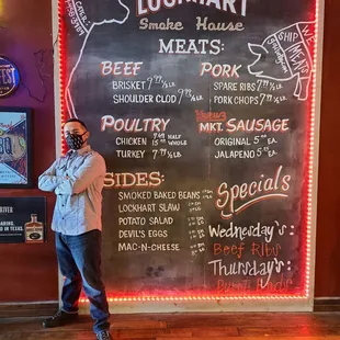 Jeremy VS Lockhart BBQ. The bbq won..