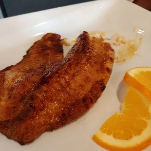 Grilled snapper was seasoned to perfection!
