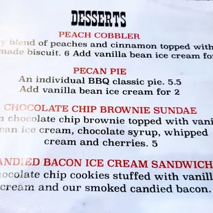 Avoid the pecan pie. Not good