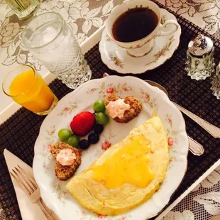 Breakfast was set up lovely for us and was delicious!