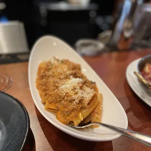 Paccheri in Duck bolognese