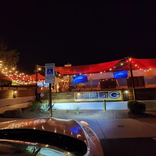 sushi and sashimi, outside