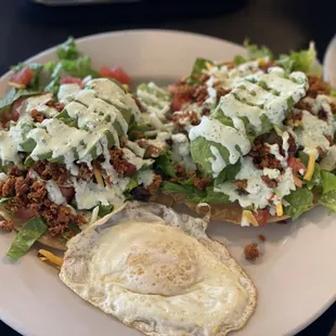 Breakfast Chalupas with Chorizo