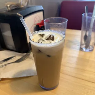 Iced cloud coffee