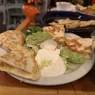 Chicken quesadillas