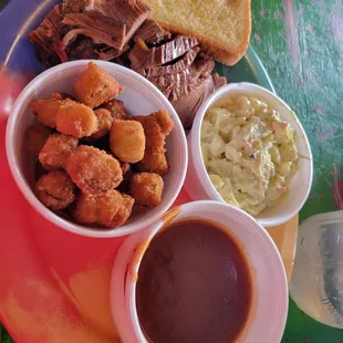 Sliced Beef Brisket Plates