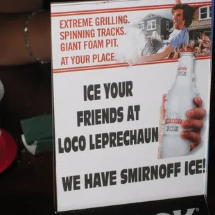 Ice your friends! Yes, it is that sort of place.