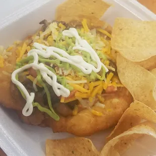 Frybread taco...no lettuce