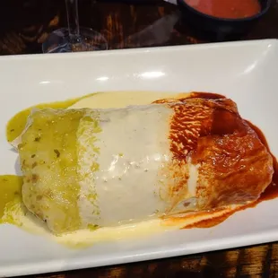 Lunch Steak Wet Burrito